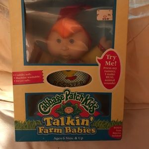 Cabbage patch dolls and Barbie dolls for my mom.